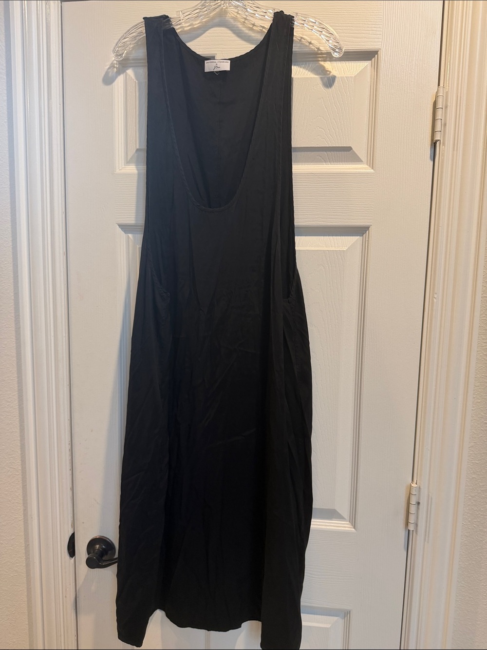 Universal Standard for J Crew Black Sleeveless Scoop Neck Jumper